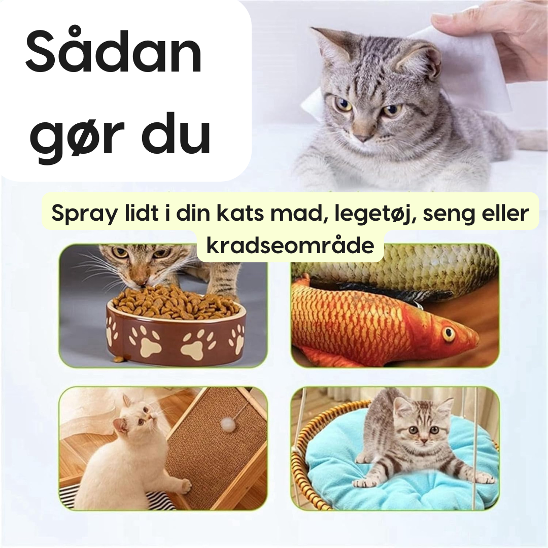 Afslappende kattespray